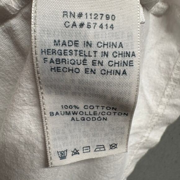 True Religion Men's White Red Striped Graphic Buddah Short Sleeve T-Shirt M - Picture 4 of 10